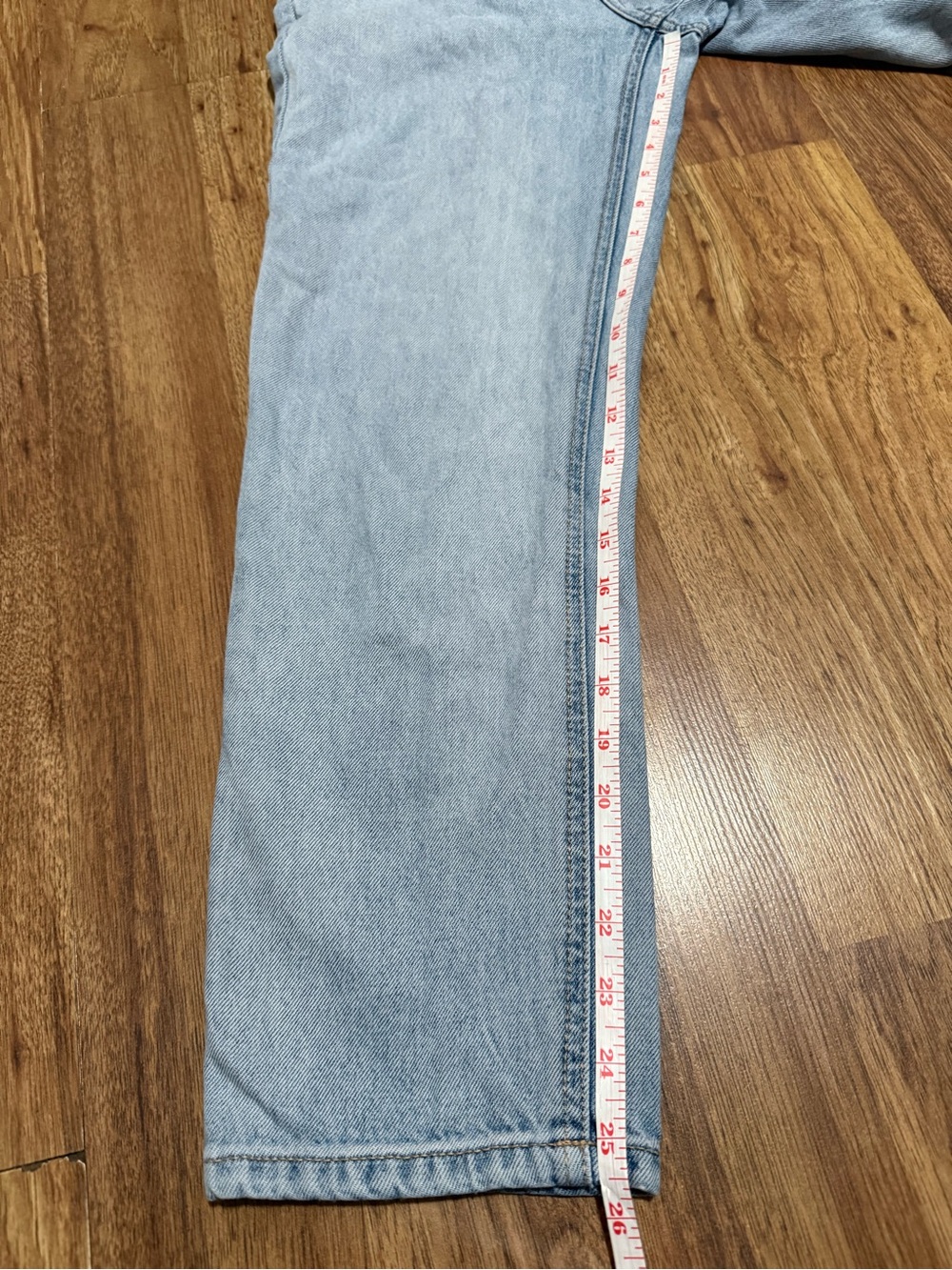 Light Wash High-Rise Straight Jeans - Picture 7 of 9